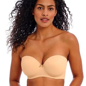 FREYA Deco Molded Strapless Bra in Nude